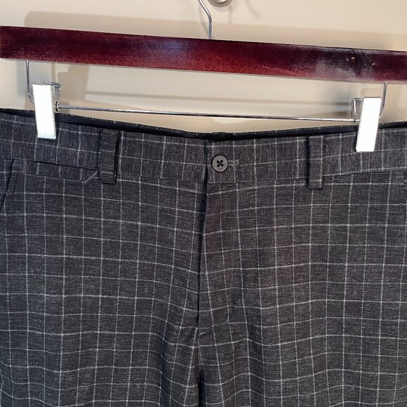 Nike Golf Men's black and gray check Tour Performance shorts 30 11" inseam EUC - Picture 1 of 6